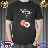 Call me by your name dripping peach shirt