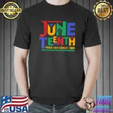 Celebrate Juneteenth 1865 Black Girl Magic Melanin Women T-Shirt