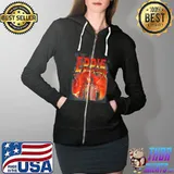 Character design stranger things eddie munson s Full Zip Hooded