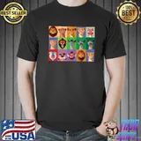 Characters stylized icons simba the lion king shirt