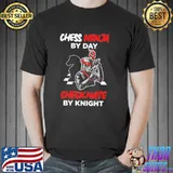Chess ninja by day checkmate by knight chess shirt