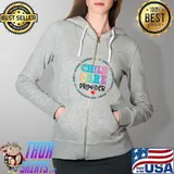 Childcare Provider Director Daycare Crew School Teacher T-Shirt Full Zip Hooded