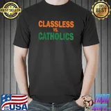 Classless vs Catholics Baseball T-Shirt