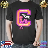 Clemson tigers hold that tiger shirt