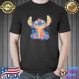Cute pattern lilo and stitch shirt