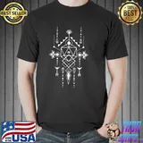 D20 dice tabletop rpg gaming geometric symbols shirt