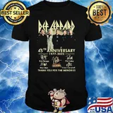 Def Leppard 45th Anniversary Shirt
