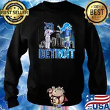 Detriot Friend Hold Hand Shirt Sweater