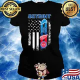 Detroit Flag Shirt Ladies tee