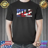 Dilf dude I love freedom usa 4th july free shirt
