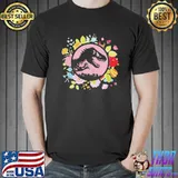 Dinosaur flower shirt