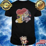 Disney Bambi Thumper & Miss Bunny Valentine's Day Premium T-Shirt