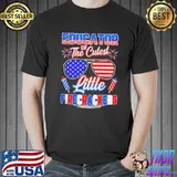 Educator of the cutest little firecrackers American flag shirt