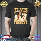 Elvis presley poster graphic rock music shirt