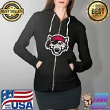 Erie SeaWolves T-Shirt Full Zip Hooded