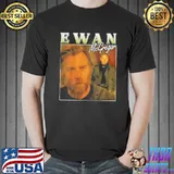 Ewan mcgregor portrait graphic Star wars obiwan kenobI shirt