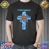 Firefighter Cross Flag Shirt