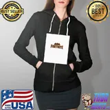 Fortnite letters and city in the background T-Shirt Full Zip Hooded