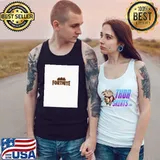 Fortnite letters and city in the background T-Shirt Tank Top