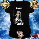 Free Thugger Young Thug Vintage Shirt Ladies tee