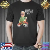 Funny Joe biden Riding His Bike Should He go Back To DC T-Shirt