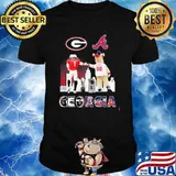 Georgia Bulldogs and atlanta braves shirt