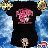 Georgia Bulldogs champion college Football playoff 2021 national champions helmet s Ladies tee