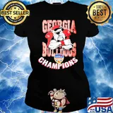 Georgia Bulldogs champions 2021 2022 orange bowl s Ladies tee