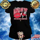 Georgia Bulldogs college Football playoff 2021 national champions franklin s Ladies tee