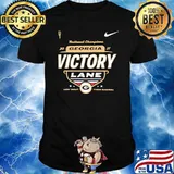 Georgia Bulldogs college Football playoff 2021 national champions victory lane shirt