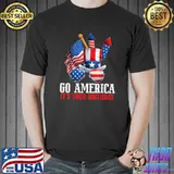 Go America It's Your Birthday - Flag Fireworks - Funny July T-Shirt