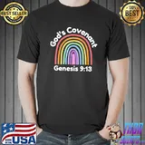 God's covenant rainbow genesis 913 christian shirt