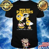 Green Bay Packers let's play Football together Snoopy NFL shirt