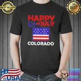 Happy 4th Of July Colorado Shirt Unisex