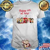 Happy 4th of july peanuts snoopy shirt