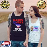 Happy 4th Of July sOuth Carolina Shirt Tank Top