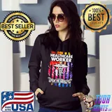 Healthcare Worker Live Love Save Lives Color Flag Shirt