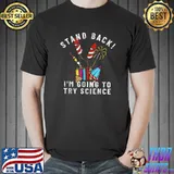 Hilarious 4th Of July Fireworks Science Joke Vintage T-Shirt