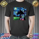 Horse girl paint color oil shirt