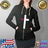 House music cross T-Shirt Full Zip Hooded