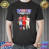 Houston sports teams a johnson olajuwon biggie signatures shirt