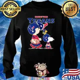 Houston texans let's play Football together Snoopy NFL s Sweater