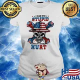 I Can Fix Stupid But It's Gonna Hurt Skull Shirt Ladies tee
