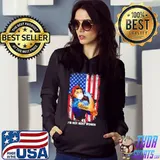 I'm not Most Women American Flag Strong Women shirt