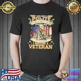 I Was Once A Polite Well Mannered Veteran America Flag Shirt