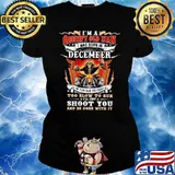 I'm a Grumpy Old Man I Was Born In December Skull Shirt Ladies tee