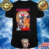 Iron maiden and laiv super bowl Kansas city Chiefs shirt