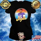 Jaylon Ferguson 45 Football Vintage Shirt Ladies tee