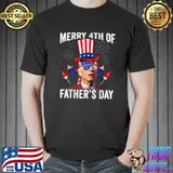 Joe Biden Confused Merry 4th Of Fathers Day Fourth Of July T-Shirt
