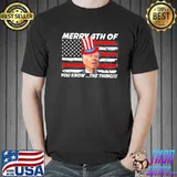 Joe Biden dazed merry 4th of you know thing shirt